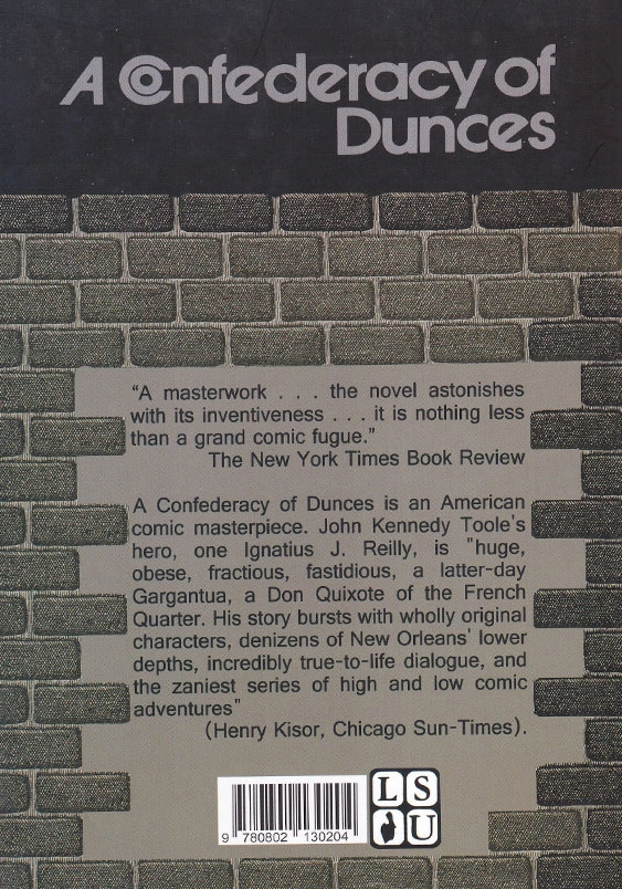 A confederacy of Dunces