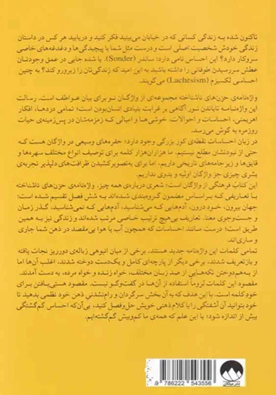 واژه نامه ی حزن های ناشناخته